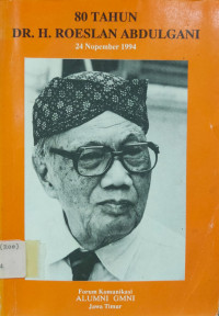 Image of 80 Tahun Dr. H. Roeslan Abdulgani