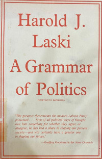 Image of A Grammar of Politics