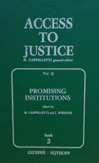 Image of Access to Justice Vol. II: Promising Institutions Book 2