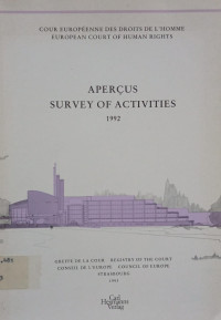 Image of Aperçus: Survey of Activities 1992