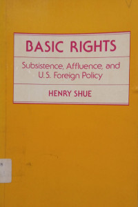 Image of Basic Rights: Subsistence, Affluence, and U.S. Foreign Policy
