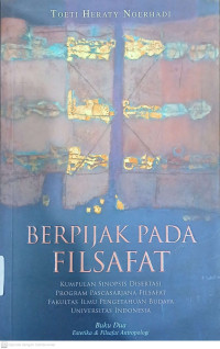 Berpijak Pada Filsafat Buku Dua: Estetika & Filsafat Antropologi