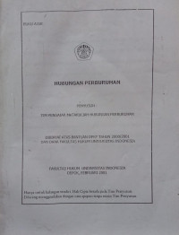 Image of Buku Ajar Hubungan Perburuhan
