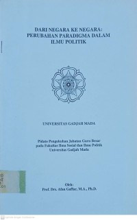 Image of Dari Negara ke Negara: Perubahan Paradigma dalam Ilmu Politik