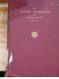 Image of De Indische Wetboeken van Strafrecht