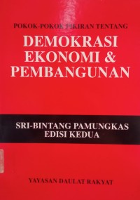 Image of Demokrasi Ekonomi & Pembangunan