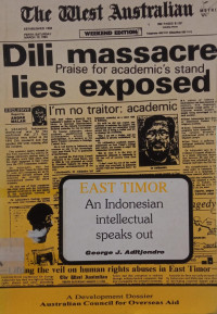 Image of East Timor: An Indonesian Intellectual Speaks Out
