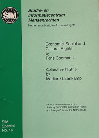 Image of Economic, Social and Cultural Rights
Collective Rights