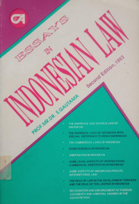 Image of Essays in Indonesian Law