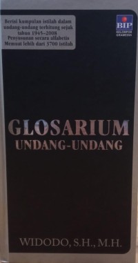 Image of Glosarium Undang-Undang
