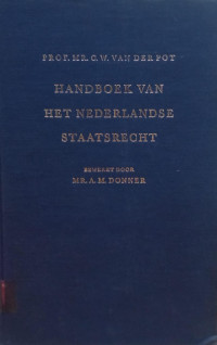 Image of Handboek van Het Nederlandse Staatsrecht