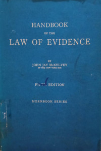 Image of Handbook of the Law of Evidence