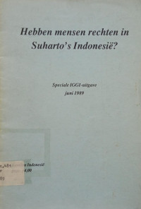 Image of Hebben Mensen Rechten in Suharto's Indonesie?