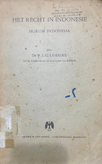 Image of Het Recht in Indonesie