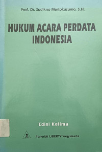 Image of Hukum Acara Perdata Indonesia