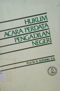 Hukum Acara Perdata Pengadilan Negeri