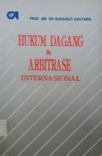 Image of Hukum Dagang dan Arbitrase Internasional
