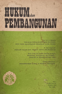 Image of Hukum dan Pembangunan Vol. XI No. 2, Maret 1981
