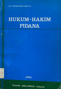 Image of Hukum Hakim Pidana