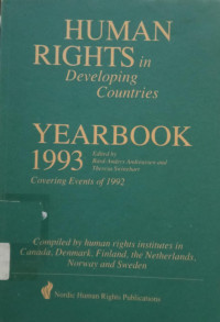 Image of Human Rights in Developing Countries 1993 Yearbook