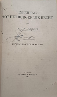 Image of Inleiding tot het Burgerlijk Recht