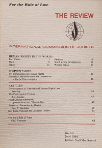 Image of International Commission of Jurists No. 32, June 1984