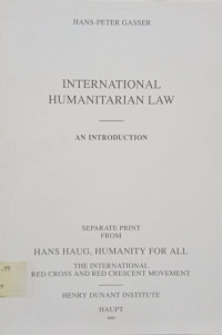 Image of International Humanitarian Law: An Introduction