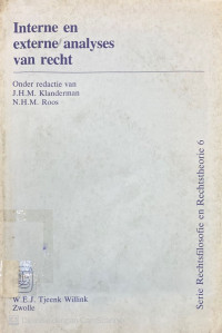 Image of Interne Een Externe Analyses Van Recht