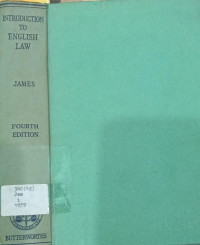 Image of Introduction to English Law