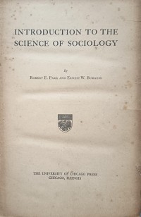 Image of Introduction to the Science of Sociology