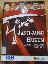 Image of Janji-Janji Hukum: Capres-Cawapres 2009-2014