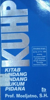 Image of KUHP: Kitab Undang-Undang Hukum Pidana