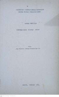 Image of Laporan Penelitian Kebutuhan Hukum Golongan Miskin