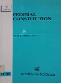 Image of Laws of Malaysia: Federal Constitution