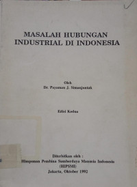 Image of Masalah Hubungan Industrial di Indonesia