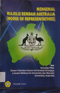 Image of Mengenal Majelis Rendah Australia (House of Representatives)