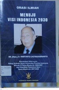 Image of Menuju Visi Indonesia 2030