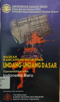 Image of Naskah Rancangan Perubahan Undang-Undang Dasar