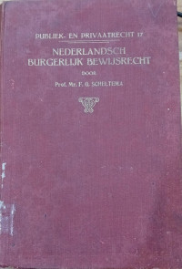 Image of Nederlandsch Burgerlijk Bewijsrecht