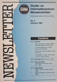 Image of Newsletter No.5 January 1984