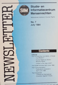 Image of Newsletter No.7 July 1984