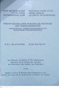 Image of Nieuw Nederlands Burgerlijk Wetboek: Het Vermogensrecht