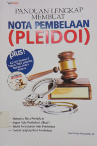 Image of Panduan Lengkap Membuat Nota Pembelaan (Pleidoi)