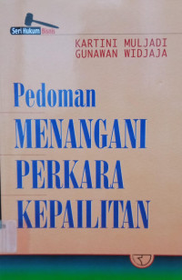 Pedoman Menangani Perkara Kepailitan