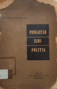 Image of Pengantar Ilmu Politik
