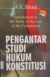 Pengantar Studi Hukum Konstitusi