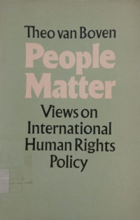 Image of People Matter: Views on International Human Rights Policy