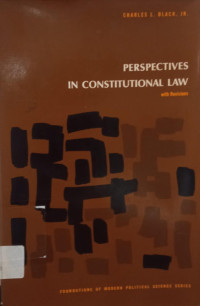 Perspectives in Constitutional Law
