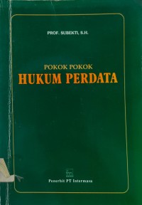 Image of Pokok Pokok Hukum Perdata
