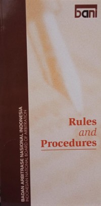 Image of Rules and Procedures